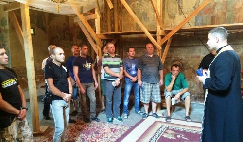 Прощу до Унівської Лаври для поранених військових влаштували капелани УГКЦ.(ФОТО)